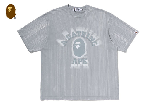 BAPE 大學刷印寬鬆版T恤