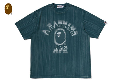 BAPE 大學刷印寬鬆版T恤