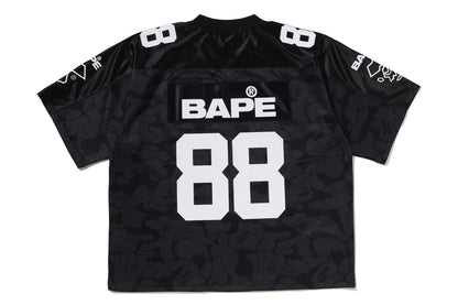BAPE SOLID CAMO MULTI LOGO 寬鬆版足球球衣T恤