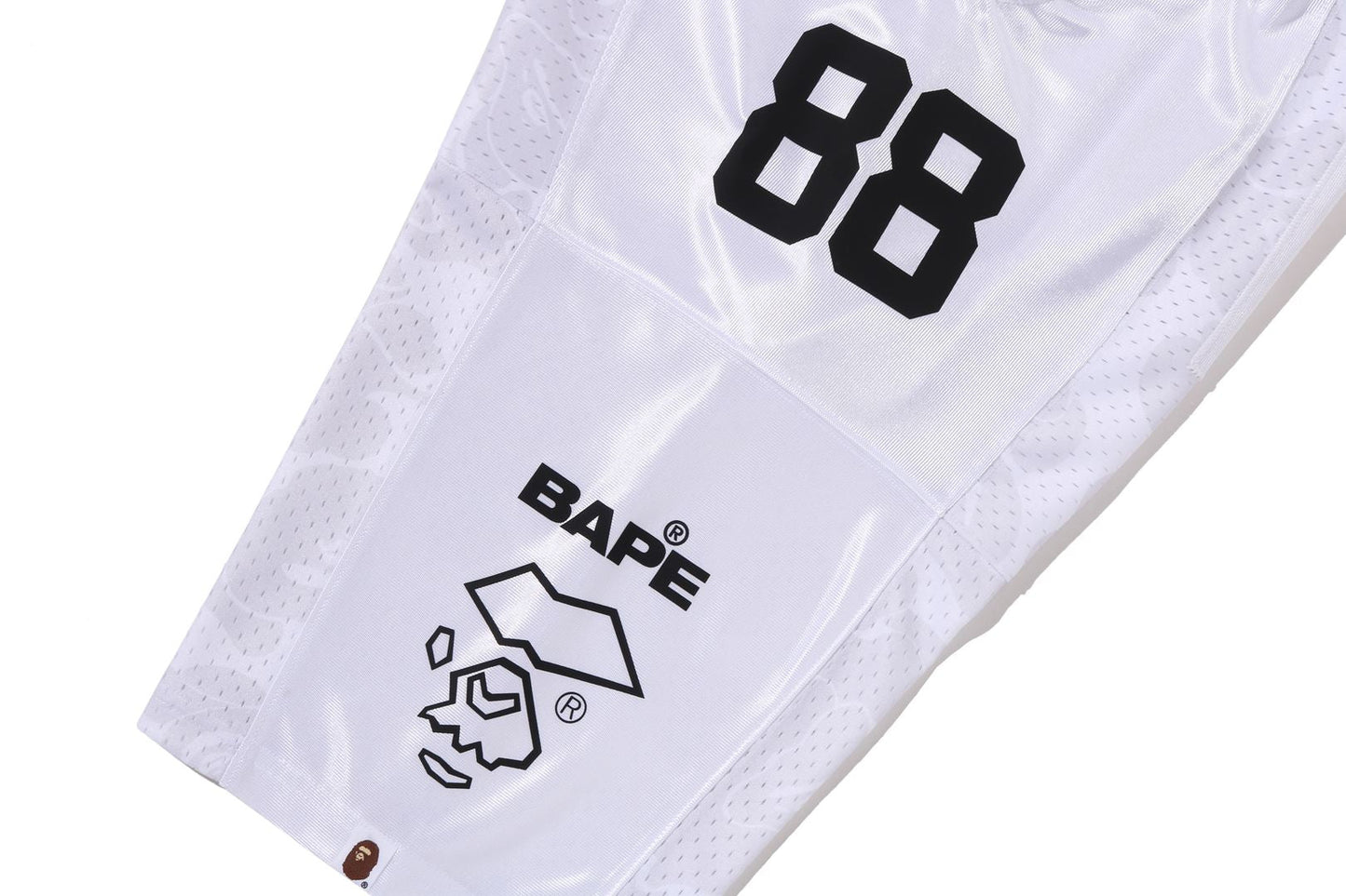 BAPE SOLID CAMO MULTI LOGO 寬鬆版足球球衣T恤