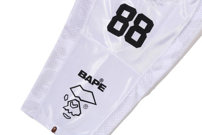 BAPE SOLID CAMO MULTI LOGO 寬鬆版足球球衣T恤