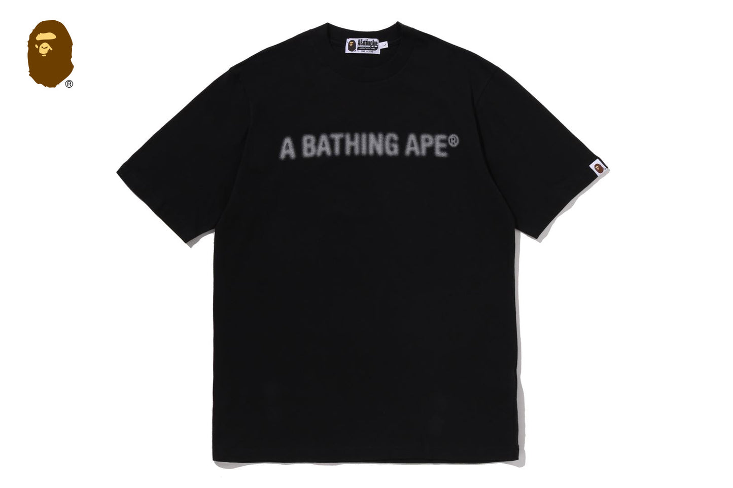 BAPE HEAVY WASH BATHING APE SHRUNK FIT TEE