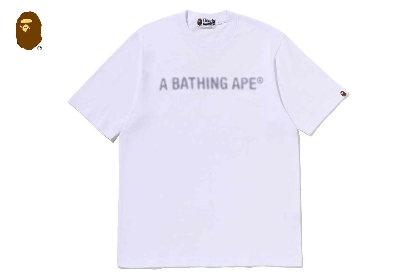 BAPE HEAVY WASH BATHING APE SHRUNK FIT TEE