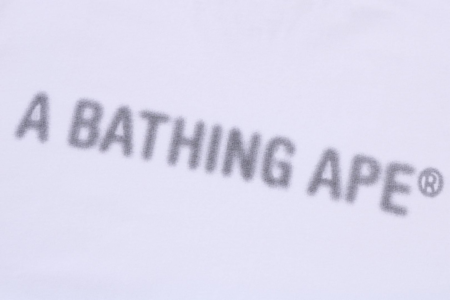 BAPE HEAVY WASH BATHING APE SHRUNK FIT TEE