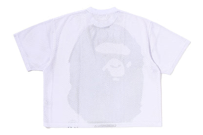 BAPE WATER PRINT APE HEAD MESH RELAXED FIT TEE