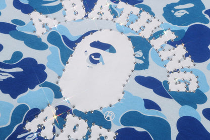 BAPE ABC CAMO CRYSTAL STONE OVERSIZED TEE