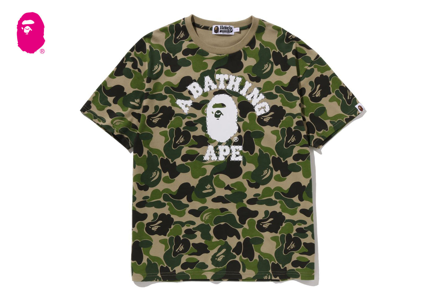 BAPE ABC CAMO CRYSTAL STONE OVERSIZED TEE