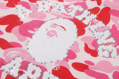 BAPE ABC CAMO CRYSTAL STONE OVERSIZED TEE