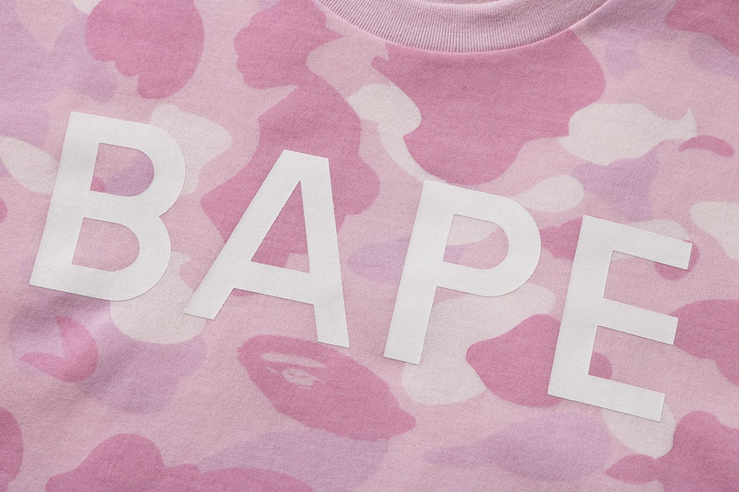 BAPE LOGO 彩色迷彩寬鬆T恤