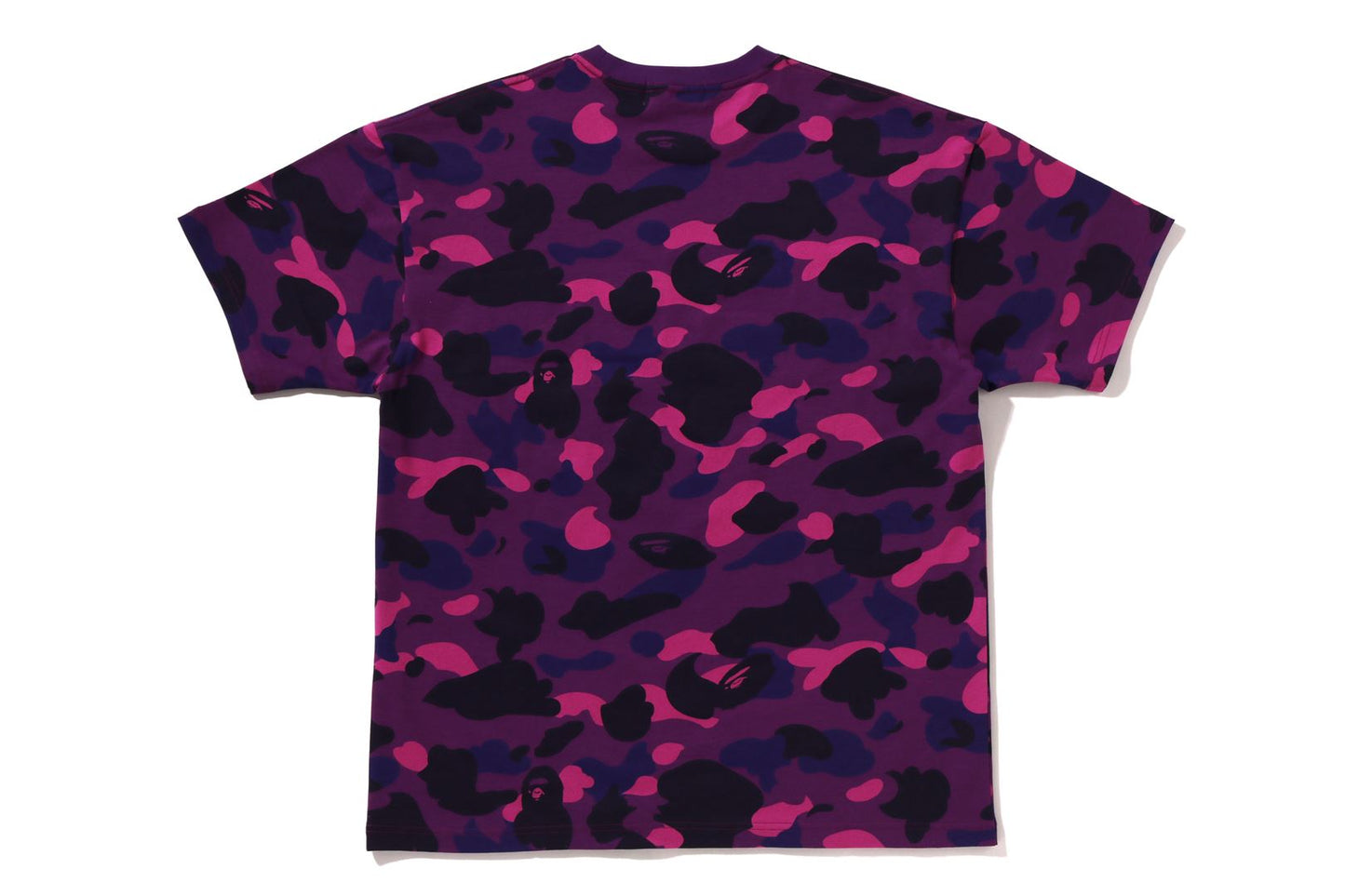 BAPE LOGO 彩色迷彩寬鬆T恤