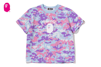 BAPE MULTI PIXEL CAMO COLLEGE MINI TEE