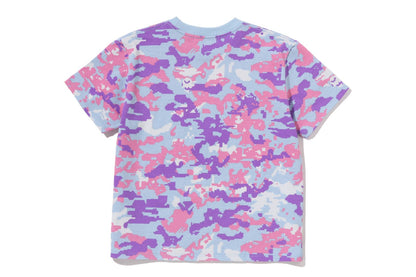 BAPE MULTI PIXEL CAMO COLLEGE MINI TEE