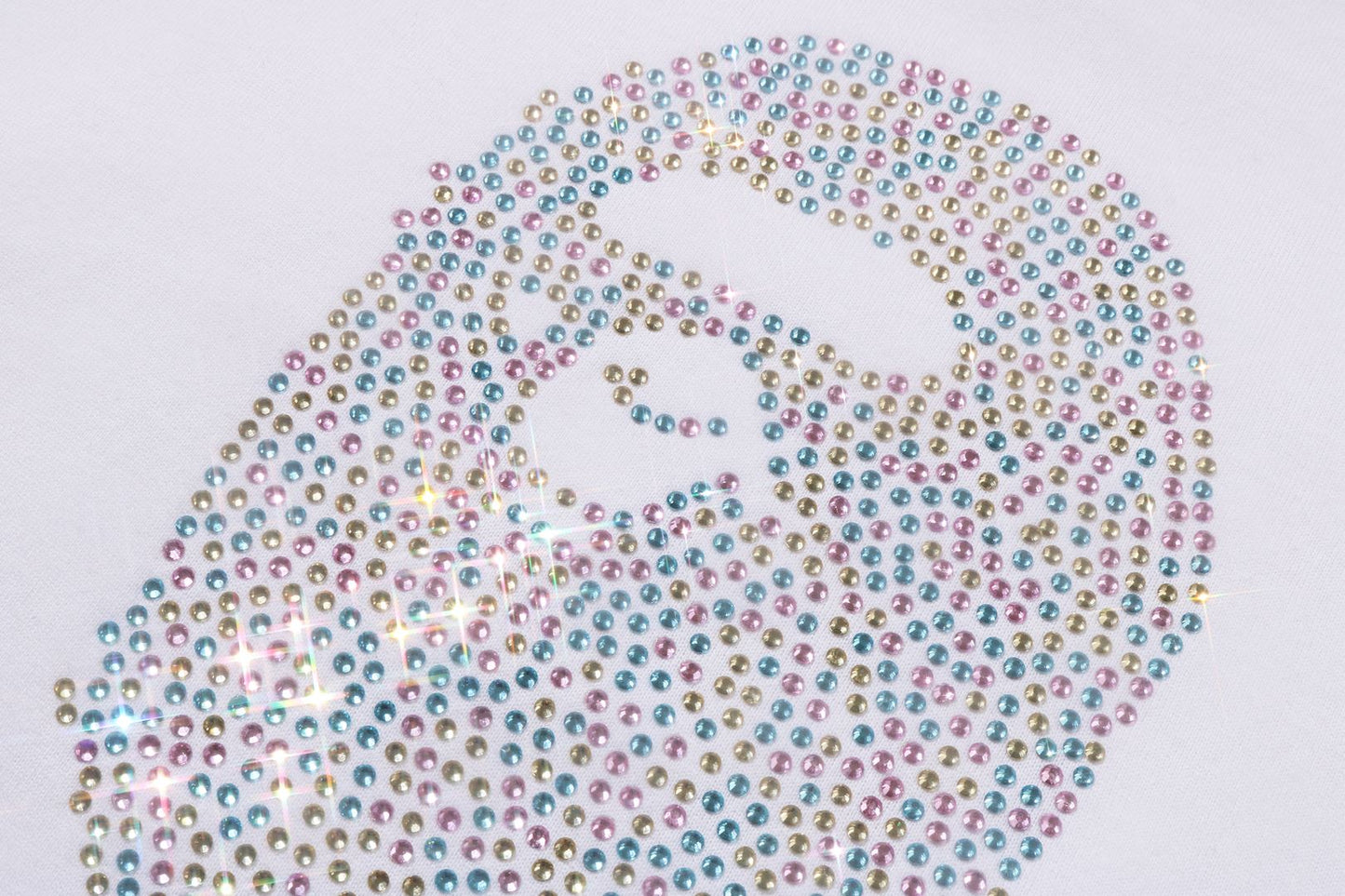 BAPE APE HEAD CRYSTAL STONE MINI TEE