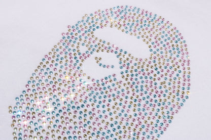 BAPE APE HEAD CRYSTAL STONE MINI TEE
