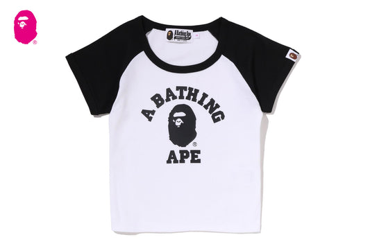 BAPE 大學拉格蘭短版T恤