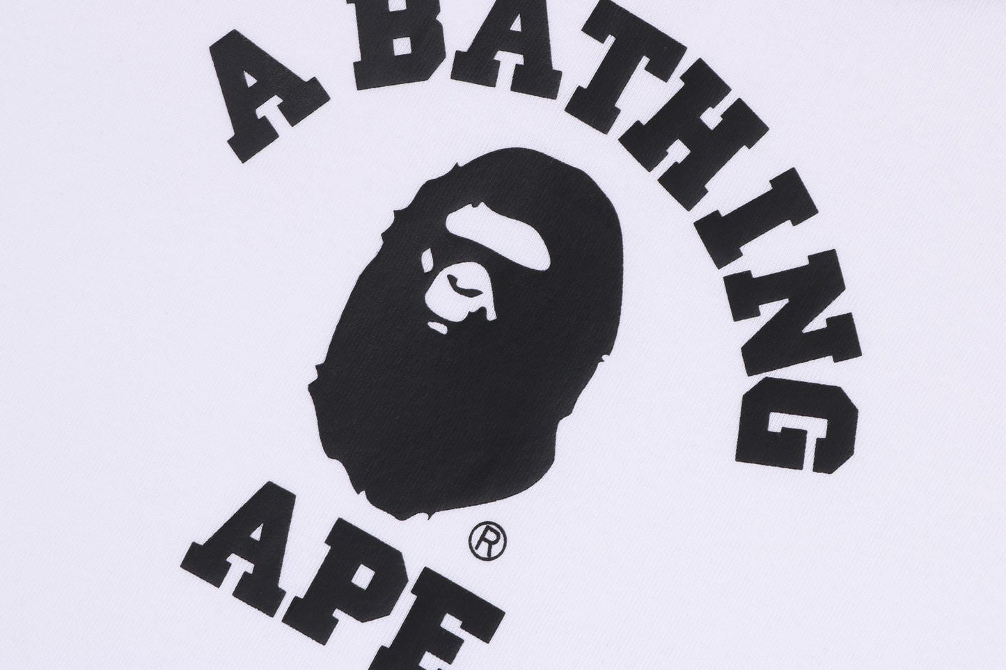 BAPE 大學拉格蘭短版T恤