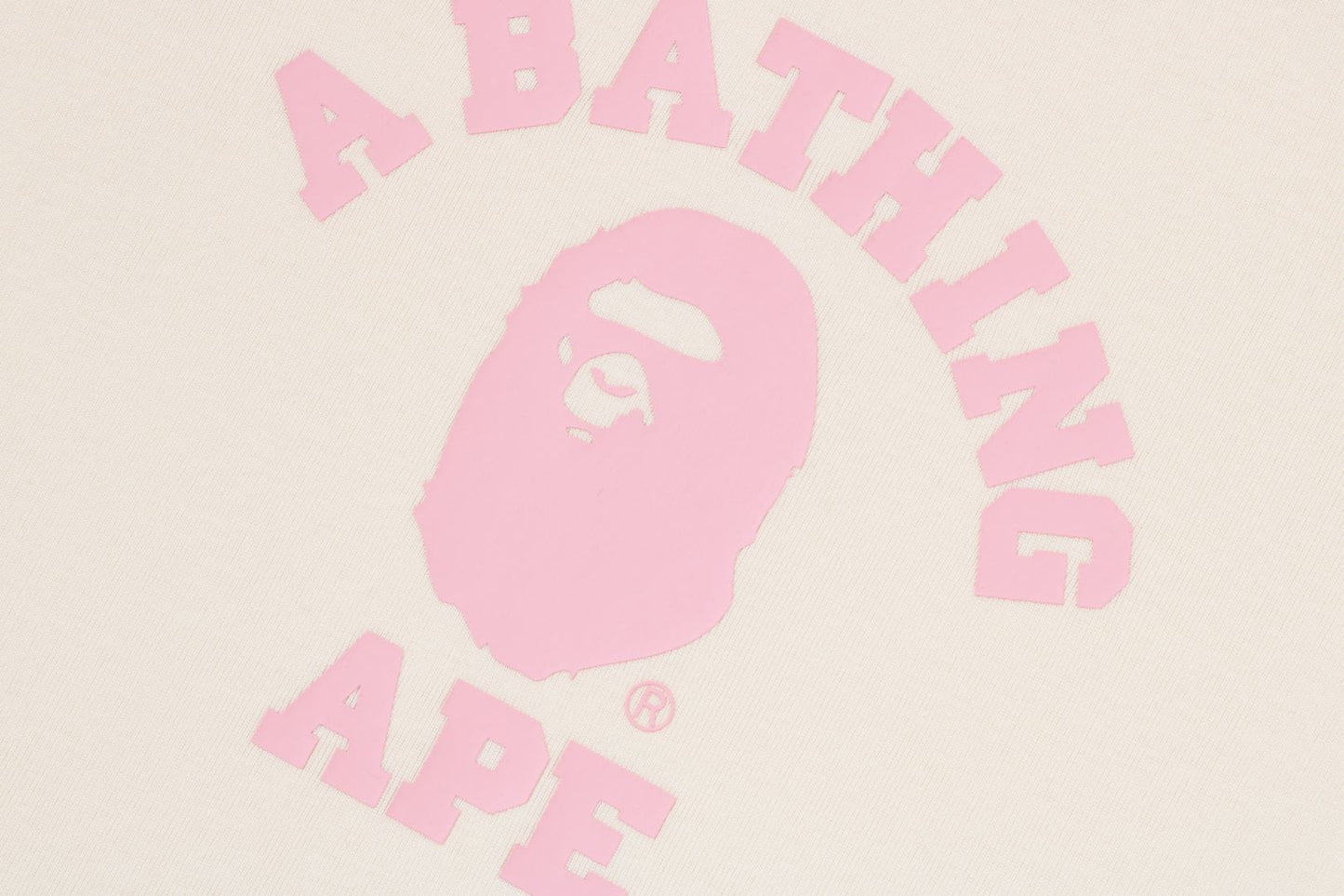 BAPE 大學拉格蘭短版T恤