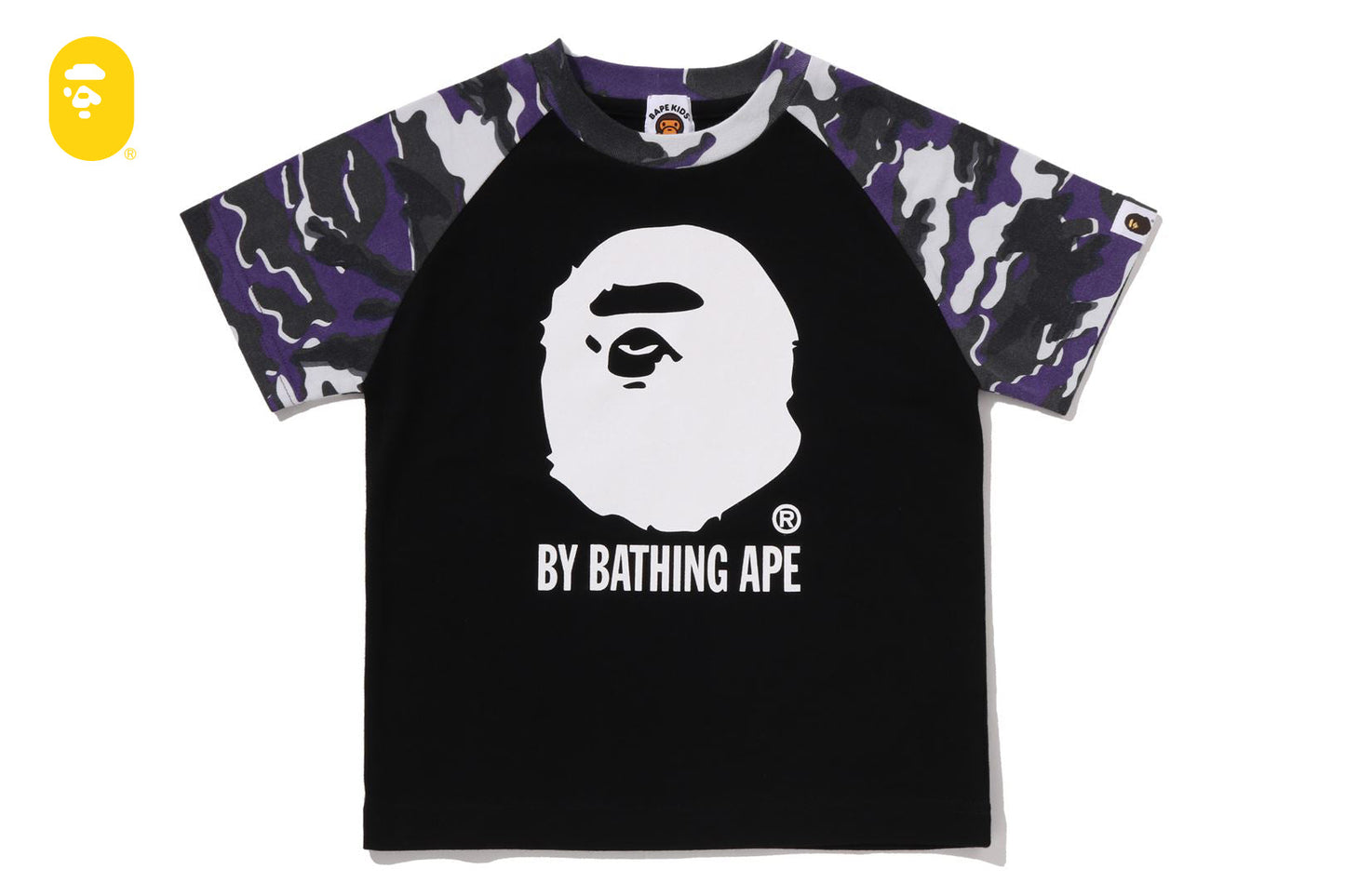 BAPE GLITCH WOODLAND CAMO TEE