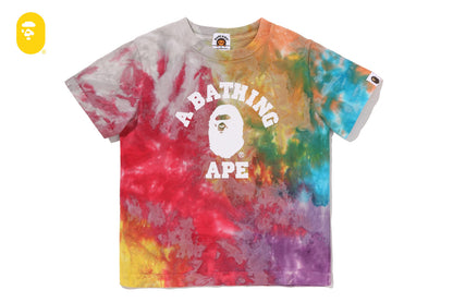 BAPE TIE DYED COLLEGE TEE