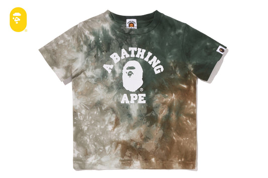 BAPE TIE DYED COLLEGE TEE