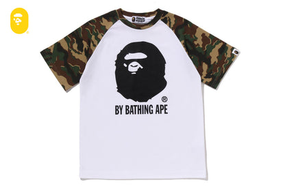BAPE GLITCH WOODLAND CAMO TEE