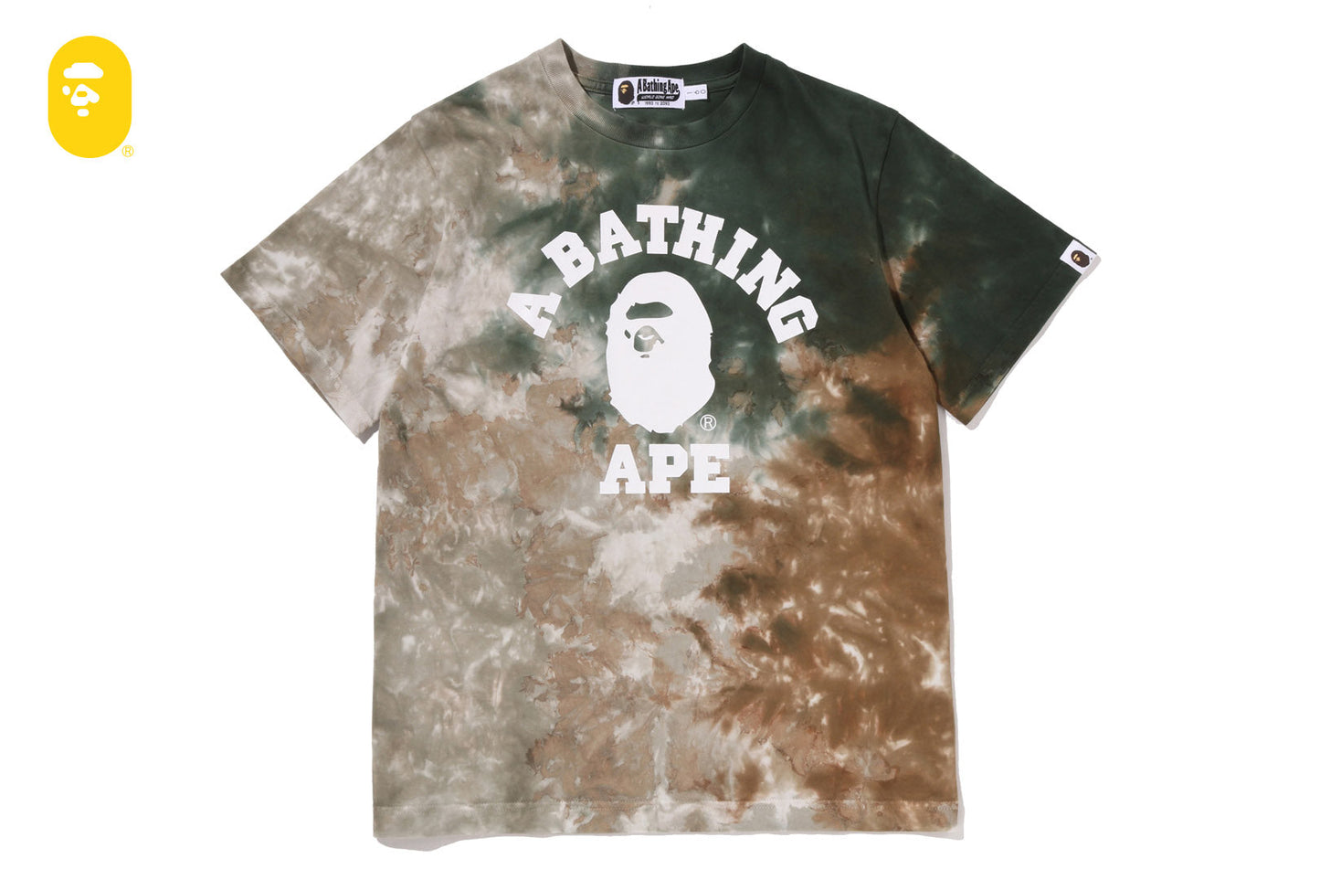 BAPE 漸層染大學T恤