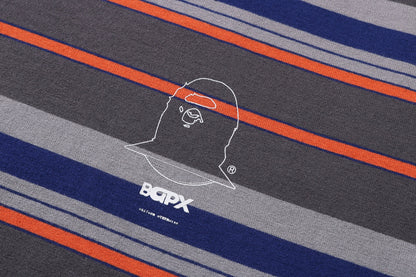 BAPE BY KAZUKI KURAISHI 多條紋短袖T恤