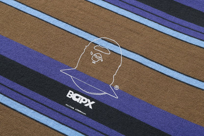 BAPE BY KAZUKI KURAISHI 多條紋短袖T恤