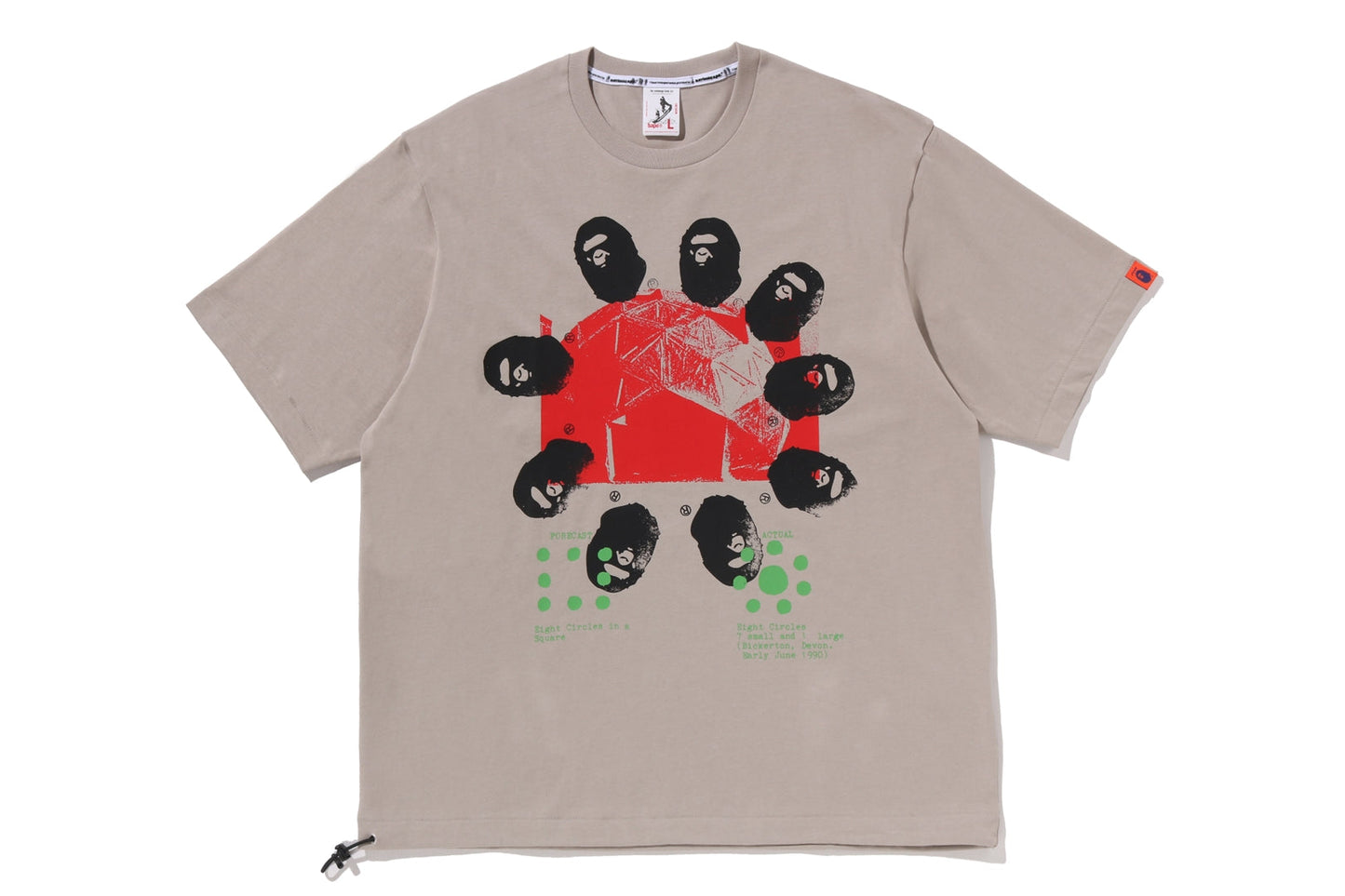 BAPE BY KAZUKI KURAISHI “GEODESIE” 短袖T恤