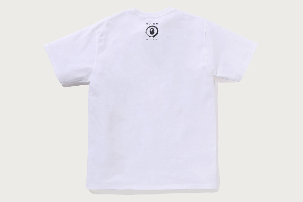 BAPE TRADITIONAL JAPANESE PATTERN APE HEAD T恤
