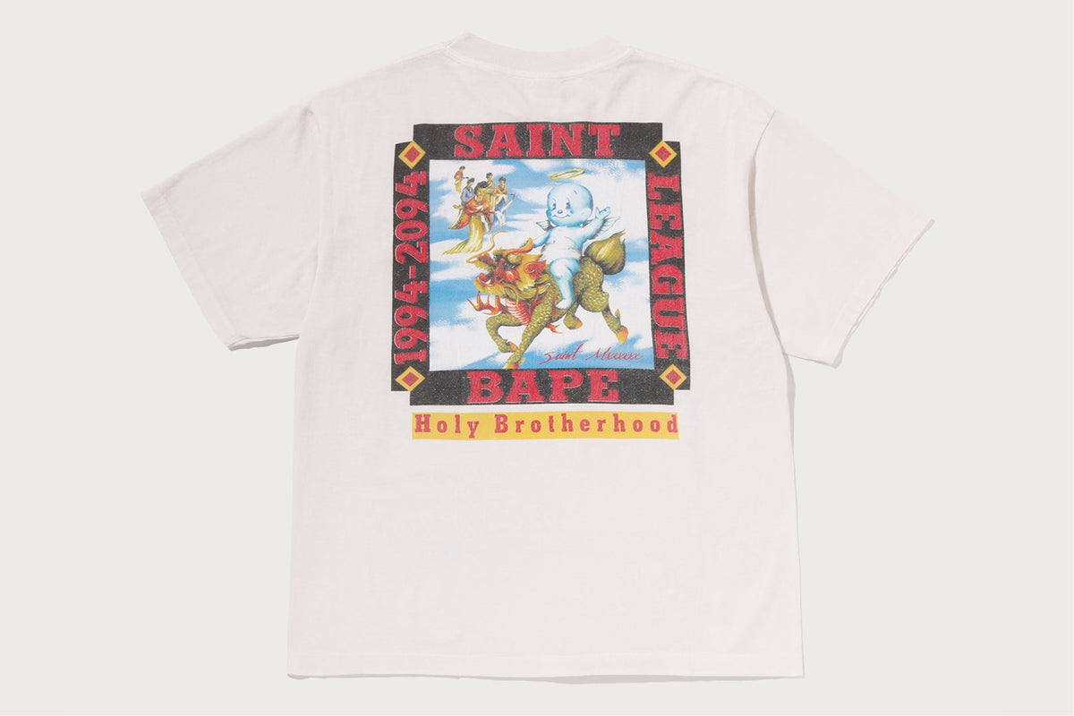 BAPE X SAINT MXX LEAGUE TEE