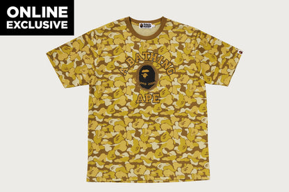 BAPE CARD CAMO COLLEGE T恤 BAPEC