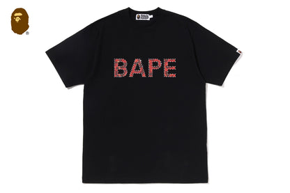 BAPE 水晶字母T恤