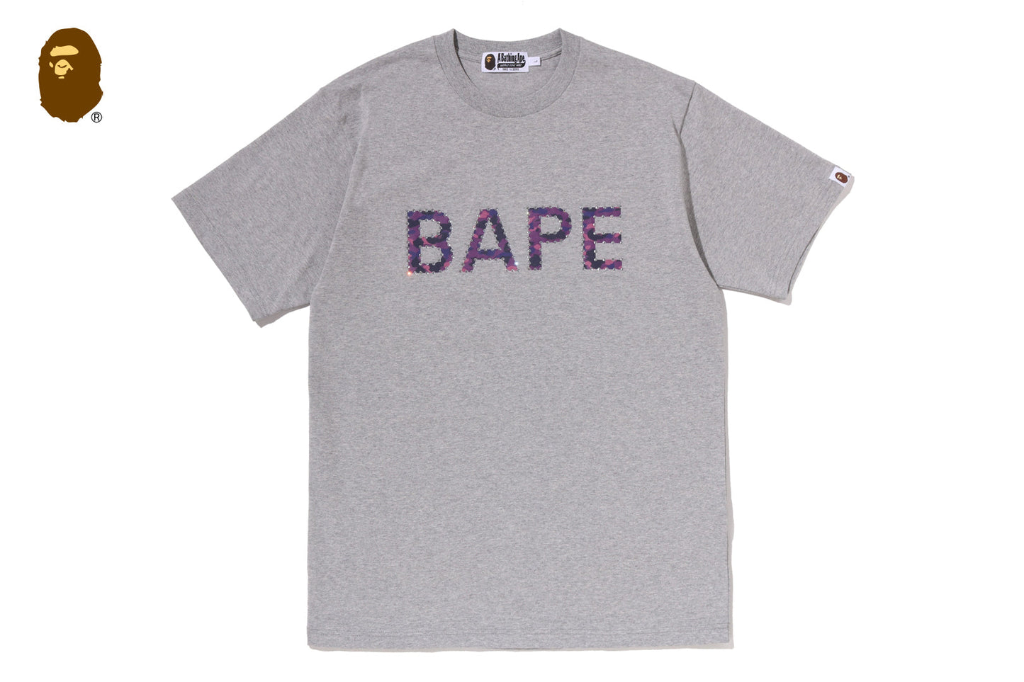BAPE 水晶字母T恤