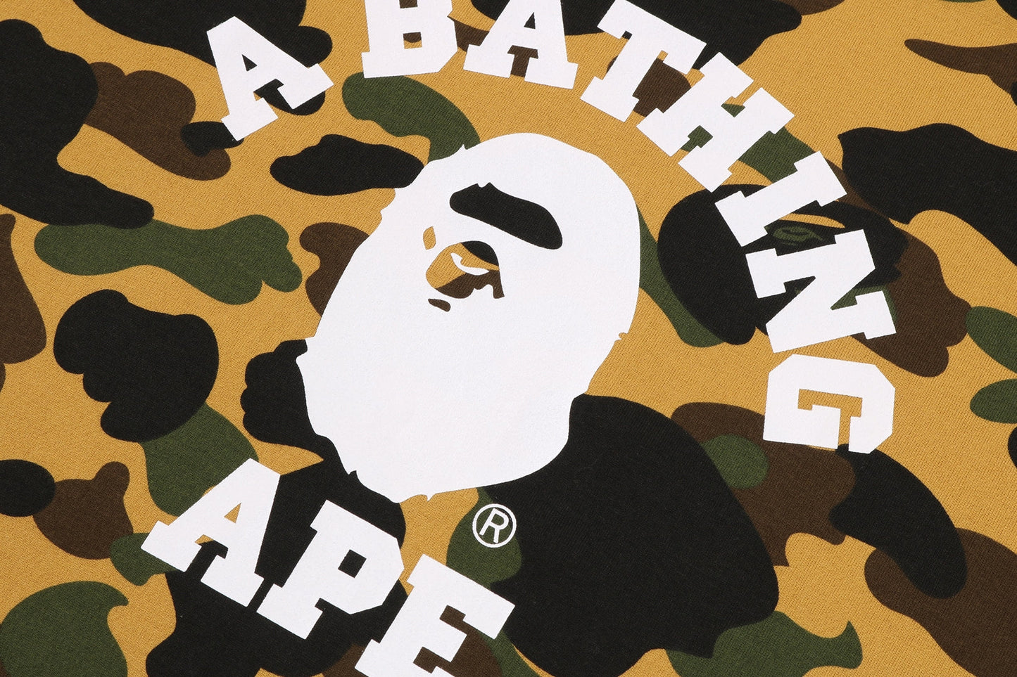 BAPE 1ST CAMO COLLEGE TEE