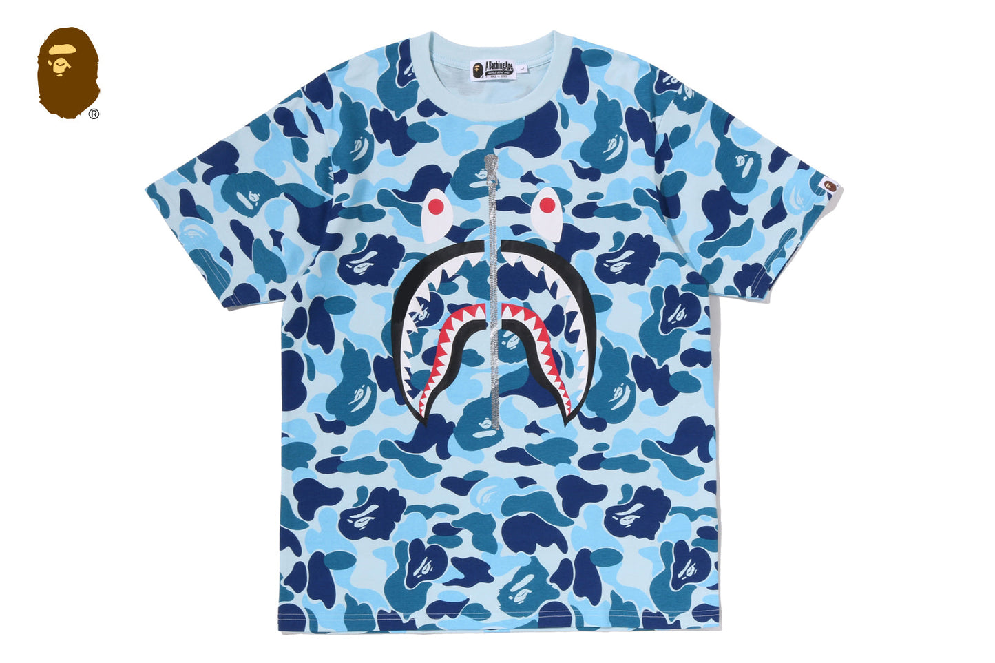 BAPE ABC CAMO SHARK TEE