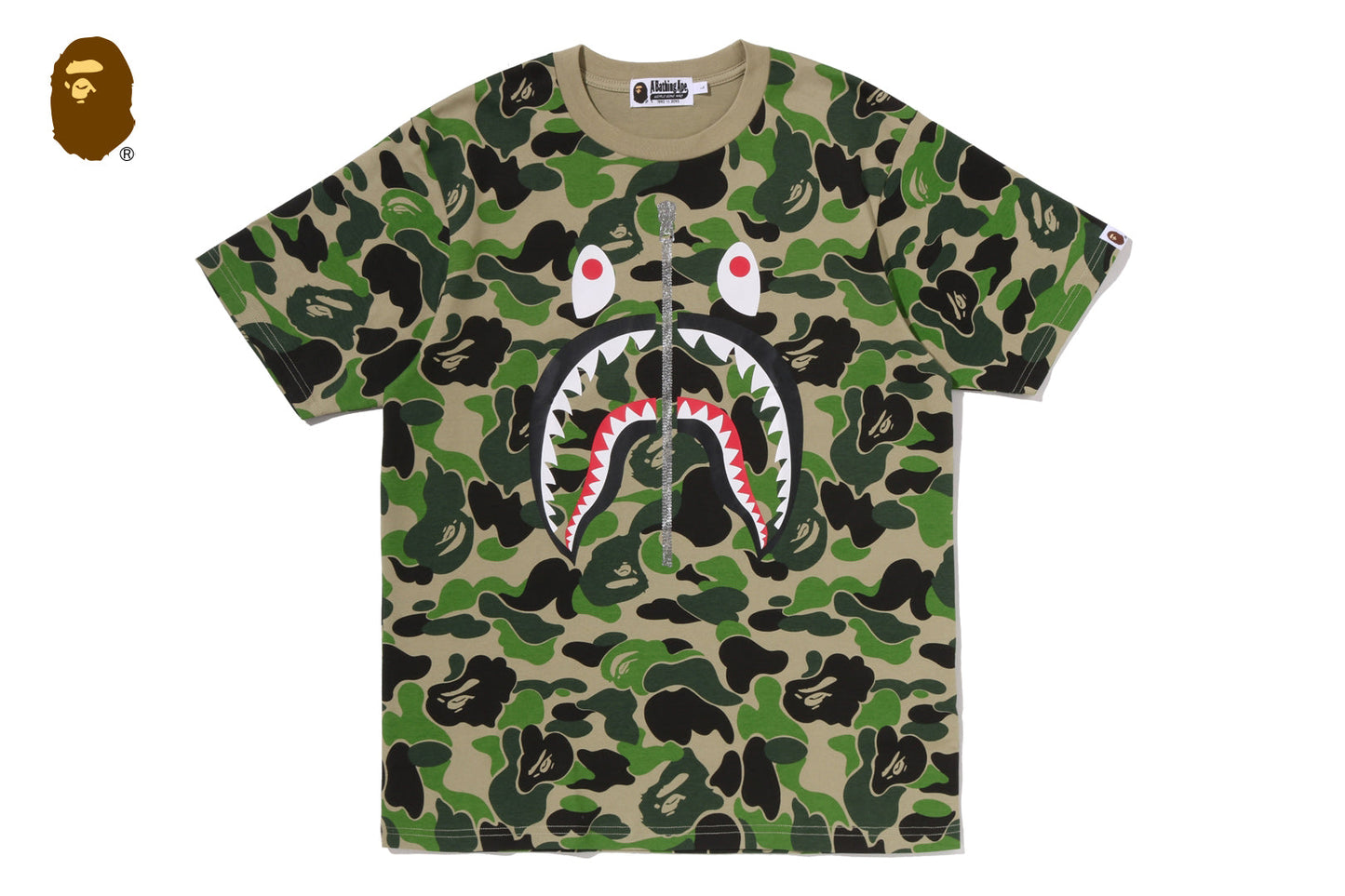BAPE ABC CAMO SHARK TEE
