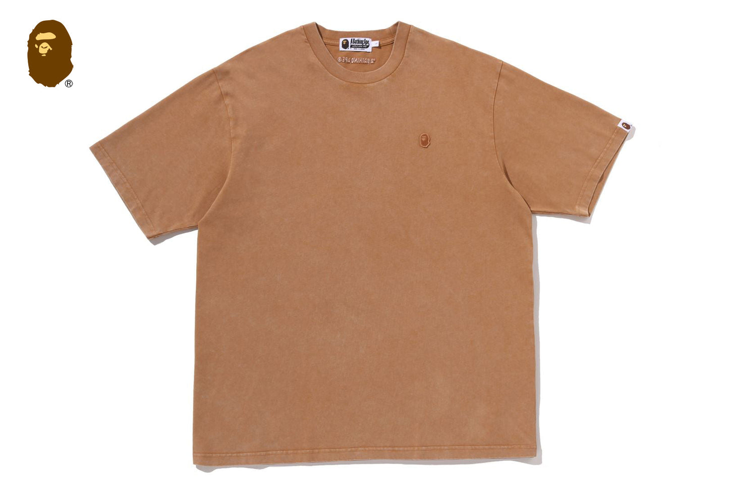 BAPE GARMENT DYED ONE POINT RELAXED FIT TEE
