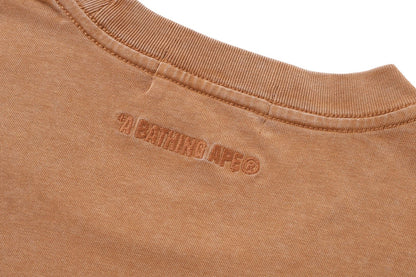 BAPE GARMENT DYED ONE POINT RELAXED FIT TEE