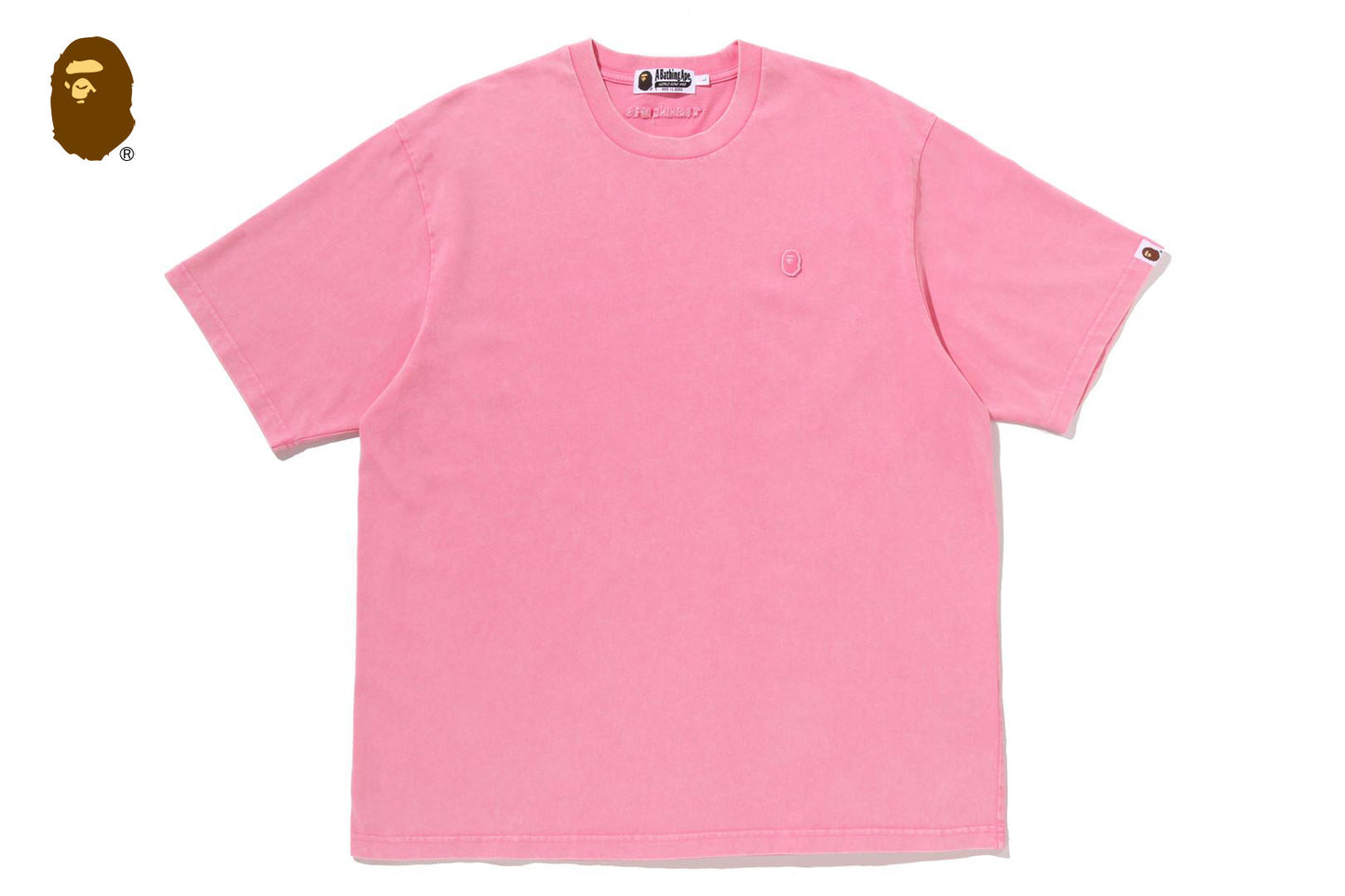 BAPE GARMENT DYED ONE POINT RELAXED FIT TEE