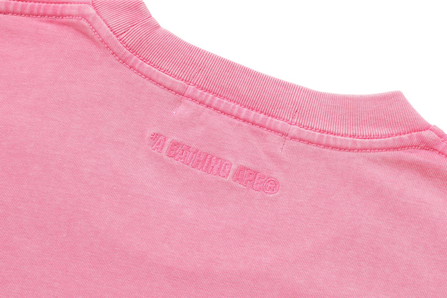 BAPE GARMENT DYED ONE POINT RELAXED FIT TEE