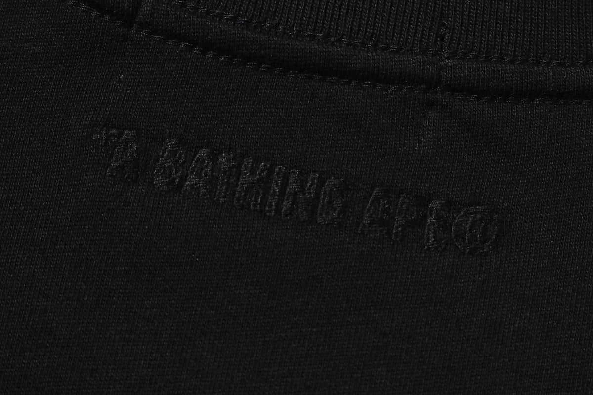 BAPE LINE CAMO FLAG LABEL POCKET TEE