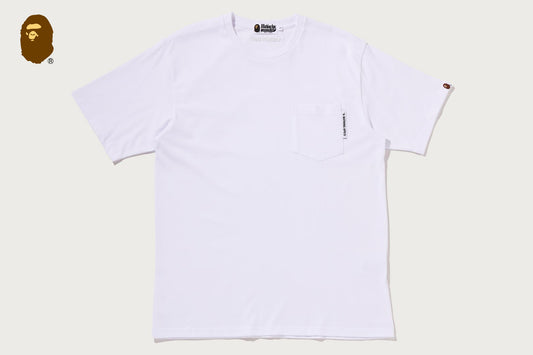 BAPE LINE CAMO FLAG LABEL POCKET TEE