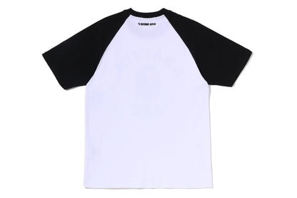 BAPE COLLEGE RAGLAN SHRUNK FIT TEE