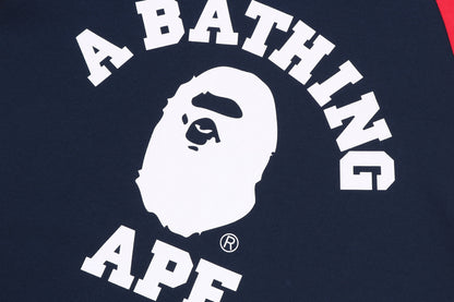 BAPE COLLEGE RAGLAN SHRUNK FIT TEE