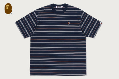 BAPE ONE POINT STRIPE RELAXED FIT TEE