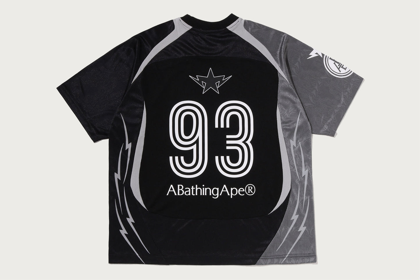 BAPE APA FRAME PATTERN MULTI LOGO RELAXED FIT 足球球衣