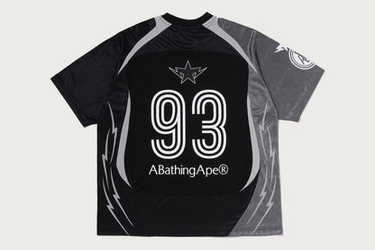 BAPE APA FRAME PATTERN MULTI LOGO RELAXED FIT 足球球衣