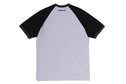 BAPE COLLEGE RAGLAN TEE