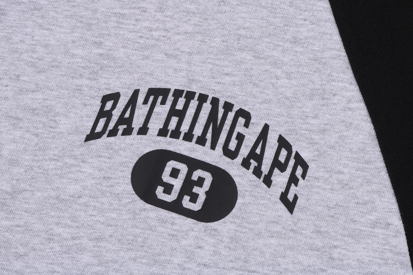 BAPE COLLEGE RAGLAN TEE